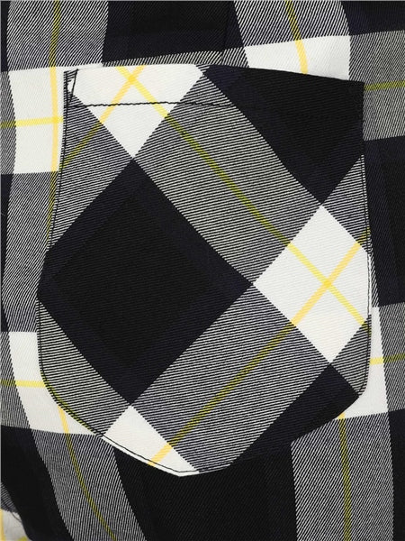 Donna Monochrome Check Trousers