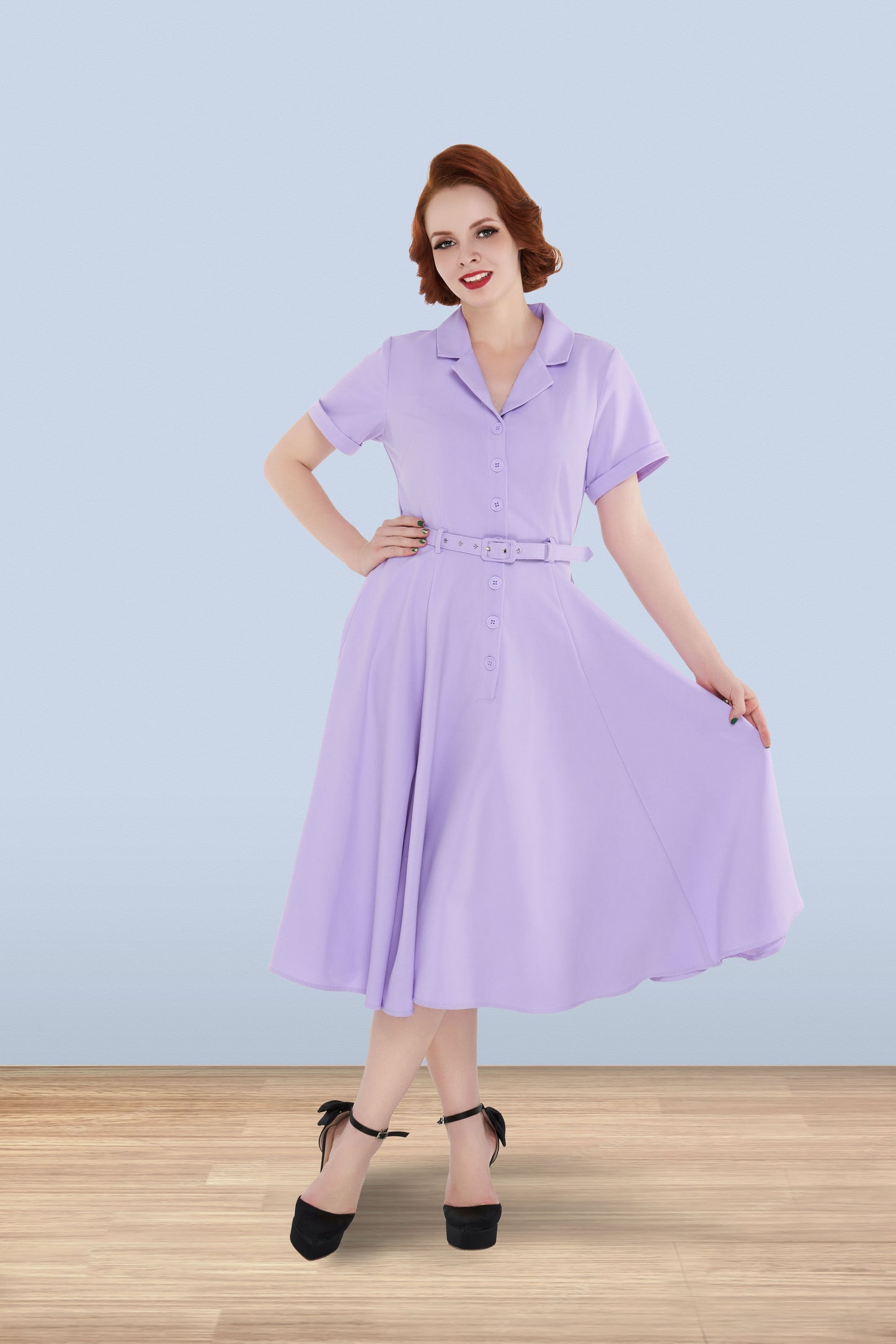 Christine Softie Dress Purple