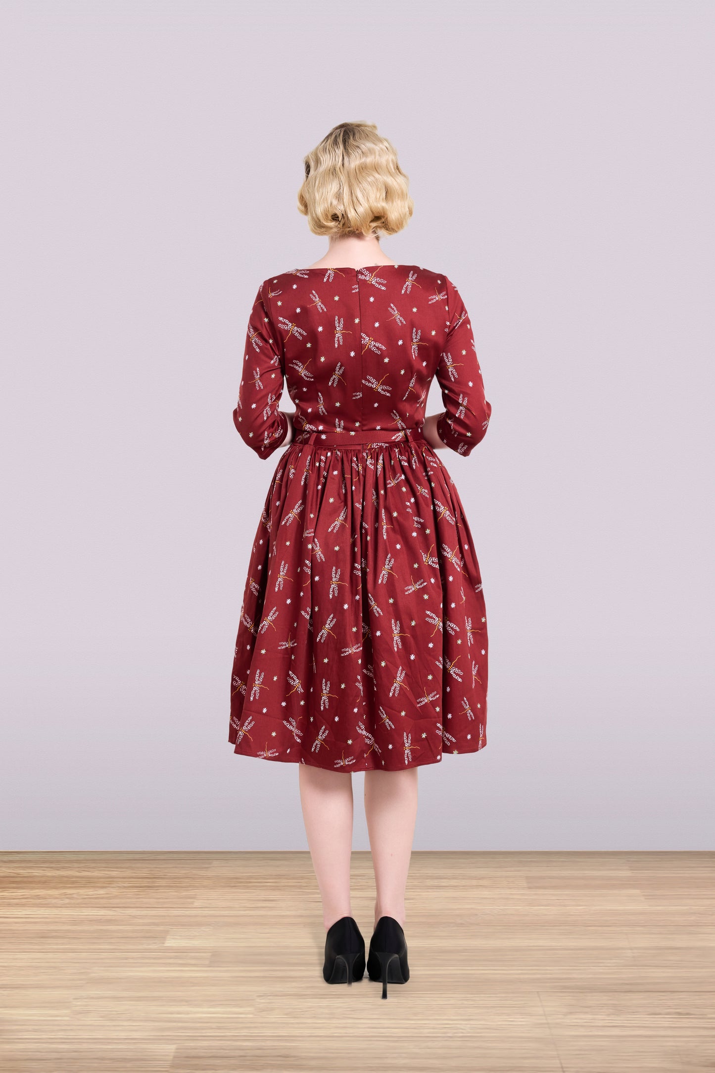 Audrey Dragonfly Dress 3/4