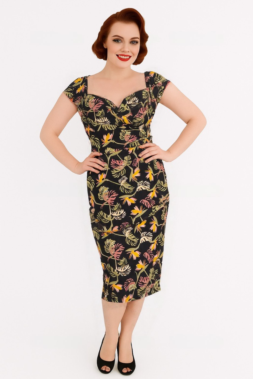 Iris Paradise Palm Sarong Skirt