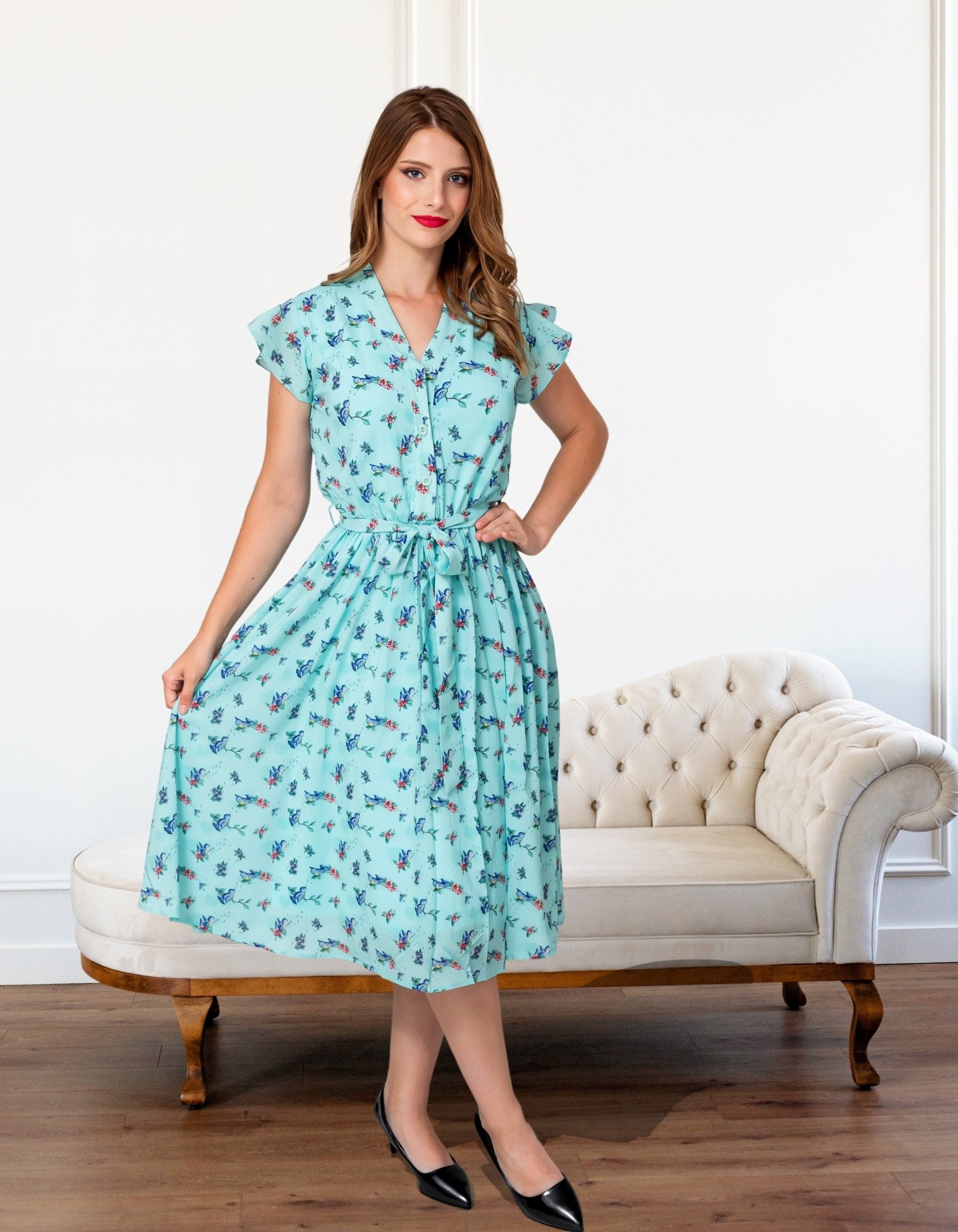 Kody Style Vintage Bluebirds Dressshop Vintage Shop Lindy Bop