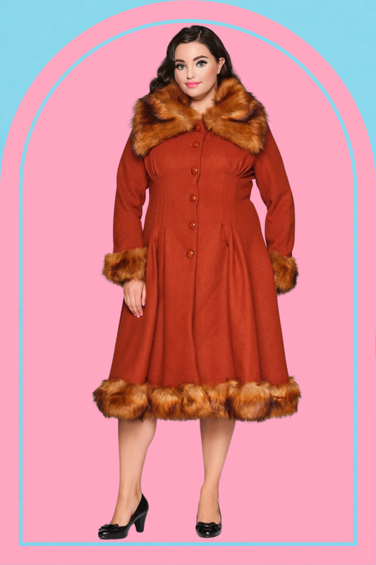 Pearl Coat Burnt Orange