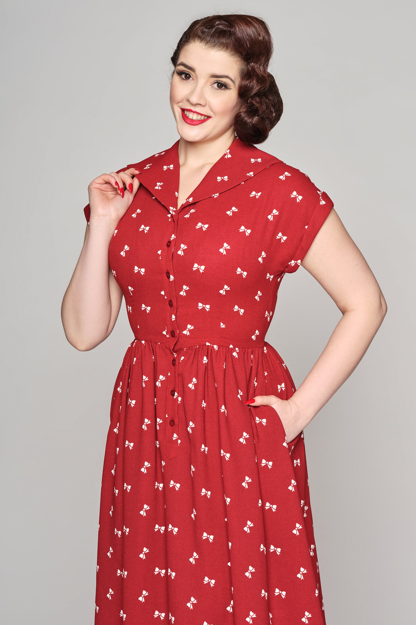 Judy Bow-tiful Swing Dress