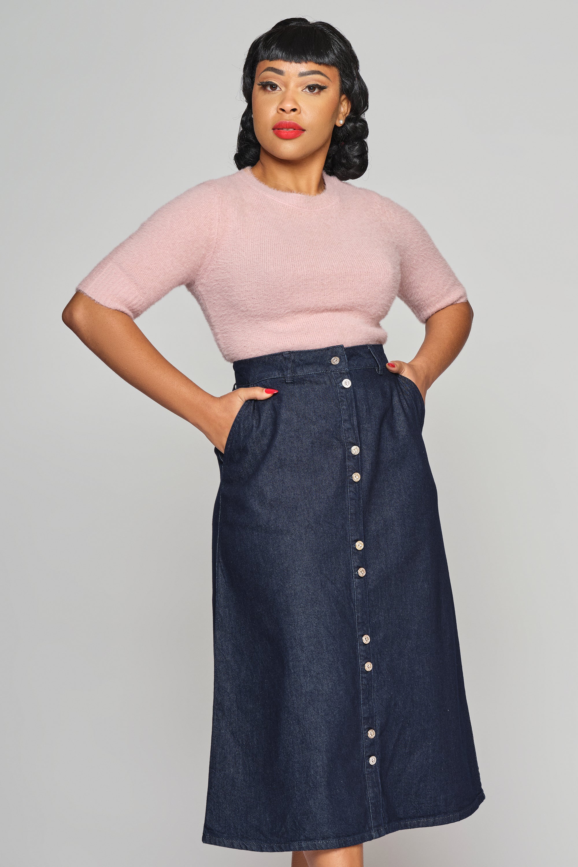 Opal Denim Skirt – Lindy Bop