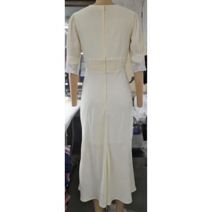 Elise Ecru Dress