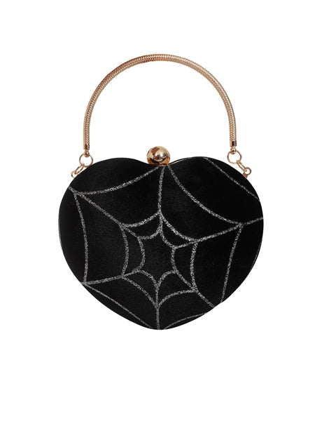 Lou Spiderweb Heart Bag