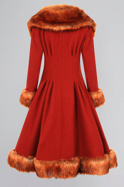 Pearl Coat Burnt Orange