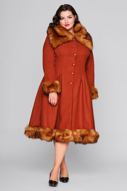 Pearl Coat Burnt Orange