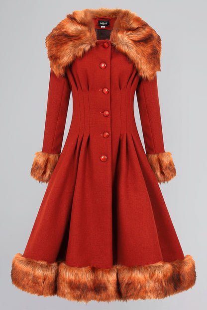 Pearl Coat Burnt Orange