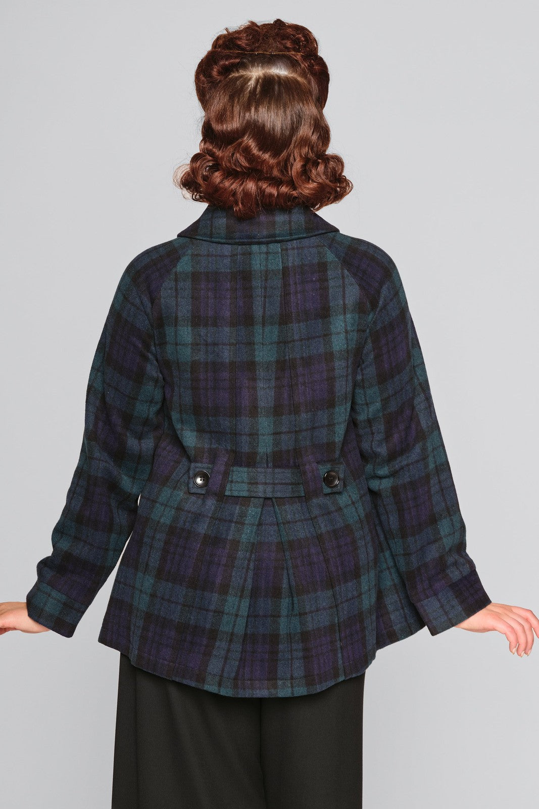 Ottilie Blackwatch Check Coat