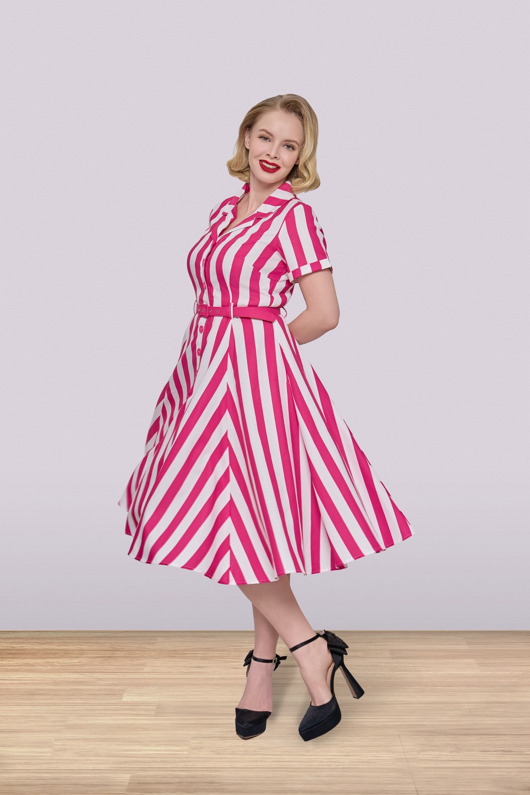 Christine Stripey Dress