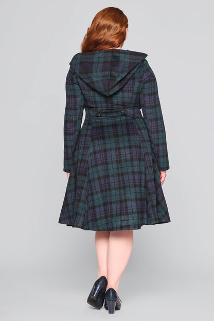 Heather Checked Coat