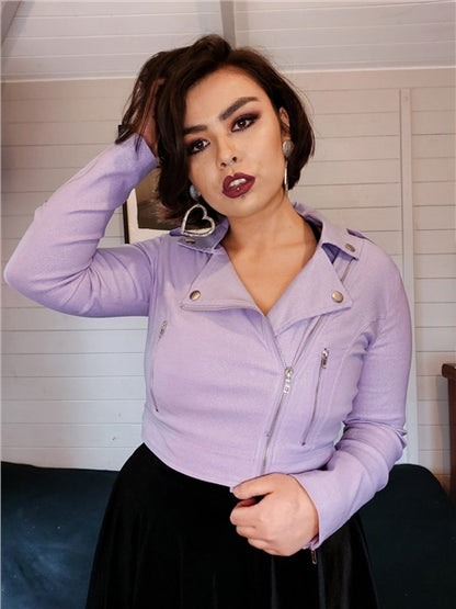 Outlaw Glitter Biker Jacket