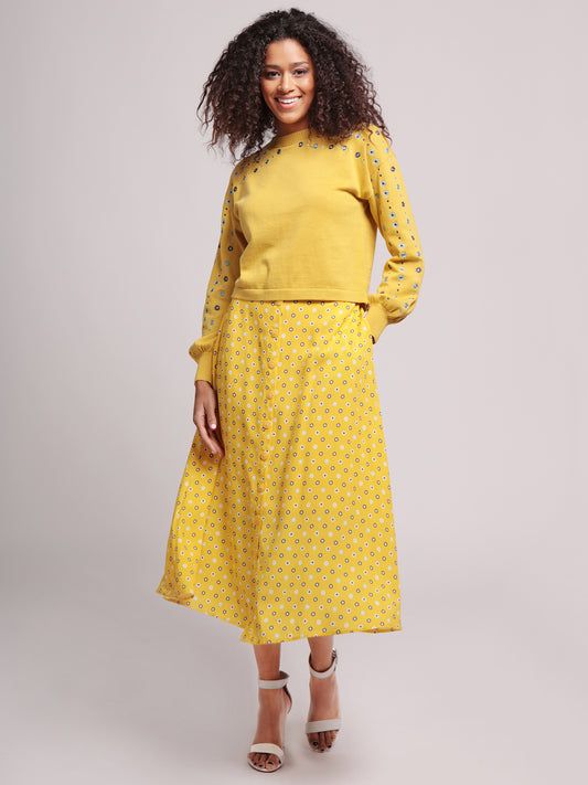 Amory Polka Meadow Skirt