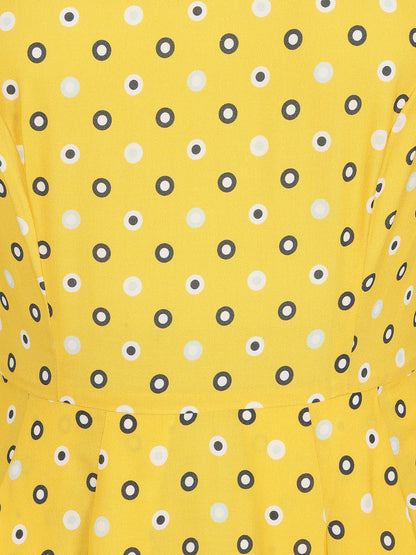 Astrid Polka Meadow Dress