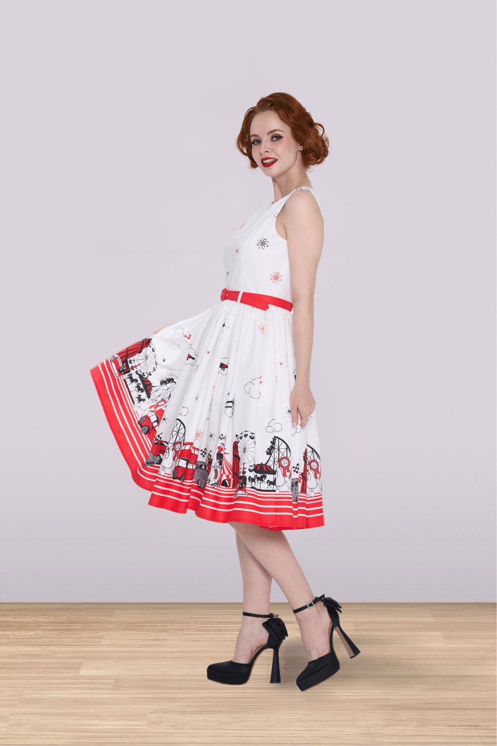 Audrey Atomic Dress Lindy Bop Audrey Atomic Dress Lindy Bop