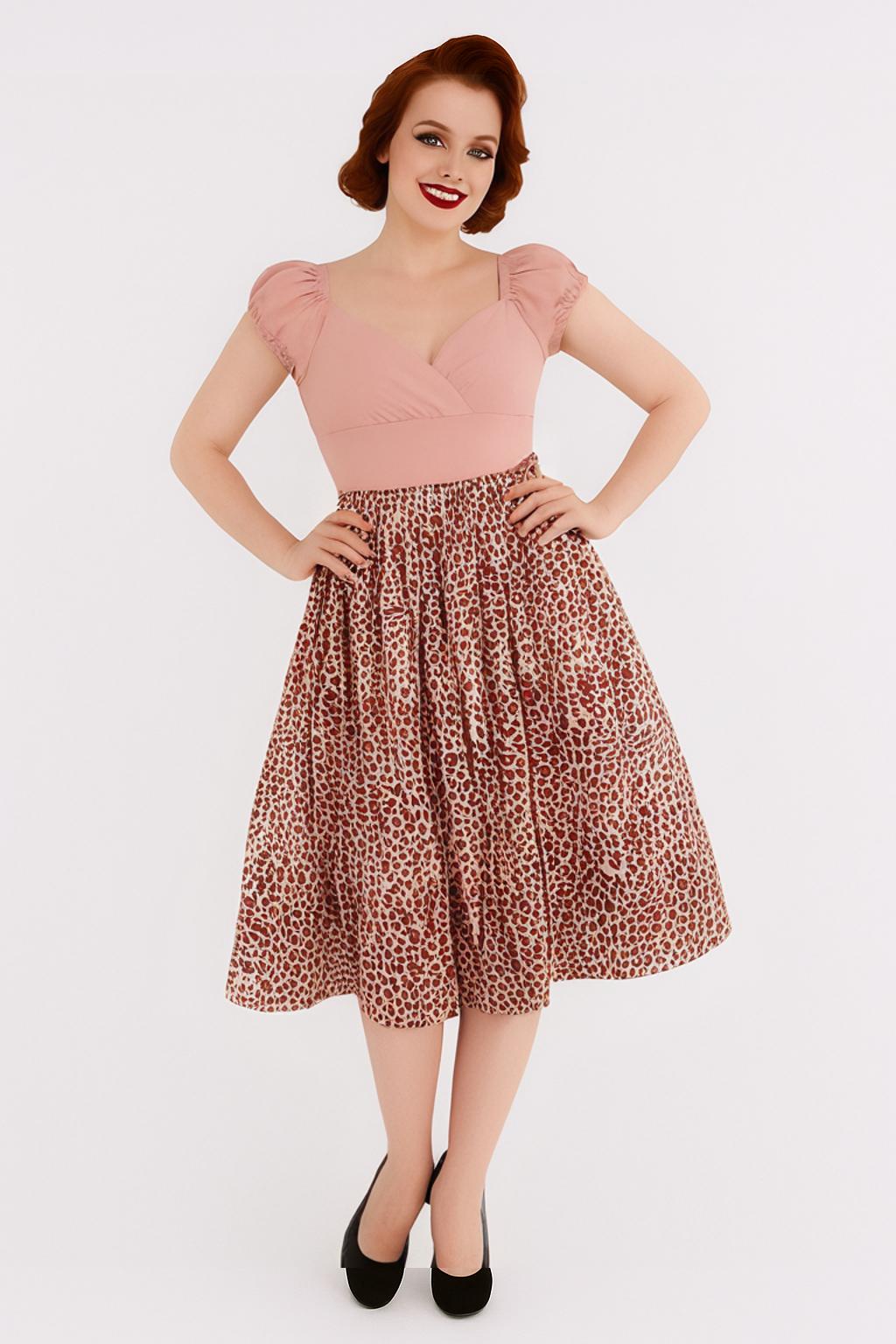 Charlotte Pink Roar Swing Skirt