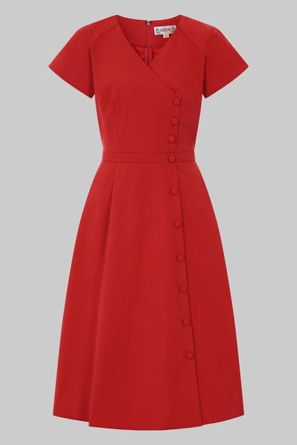 Cherylin Plain Flared Dress