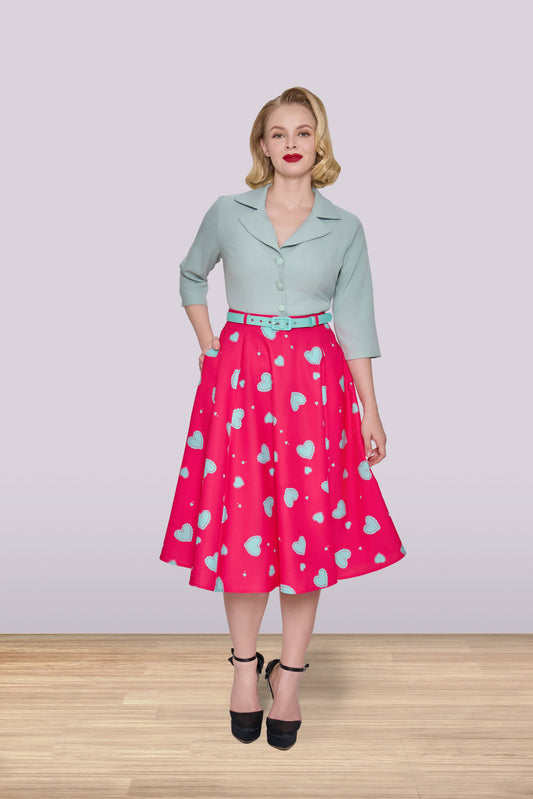 Christine Hearts Skirt