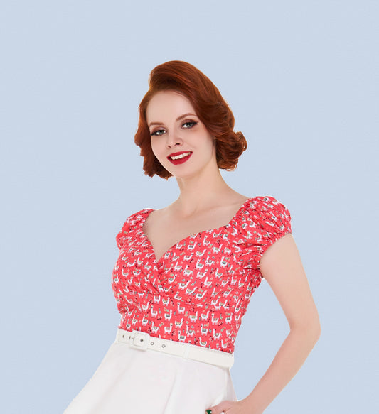 Rita Llama Blouse