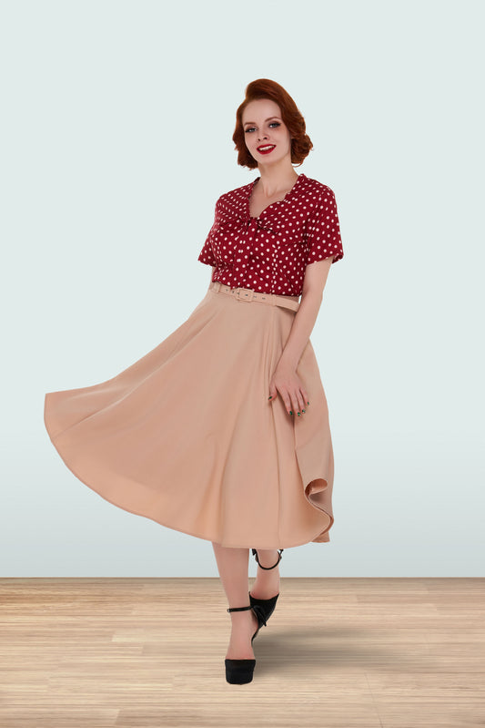 Christine Softie Skirt Light Brown