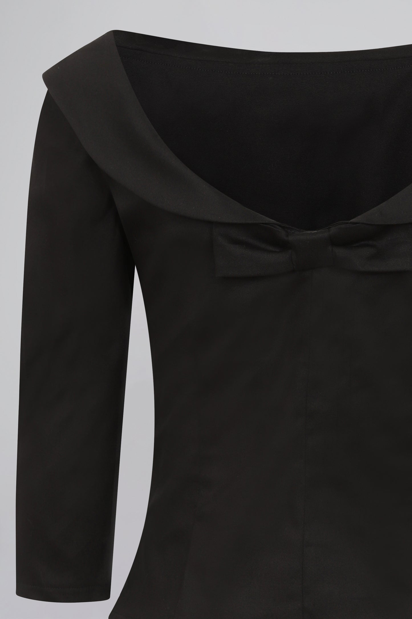 Cordelia 3/4 Sleeve Top Black