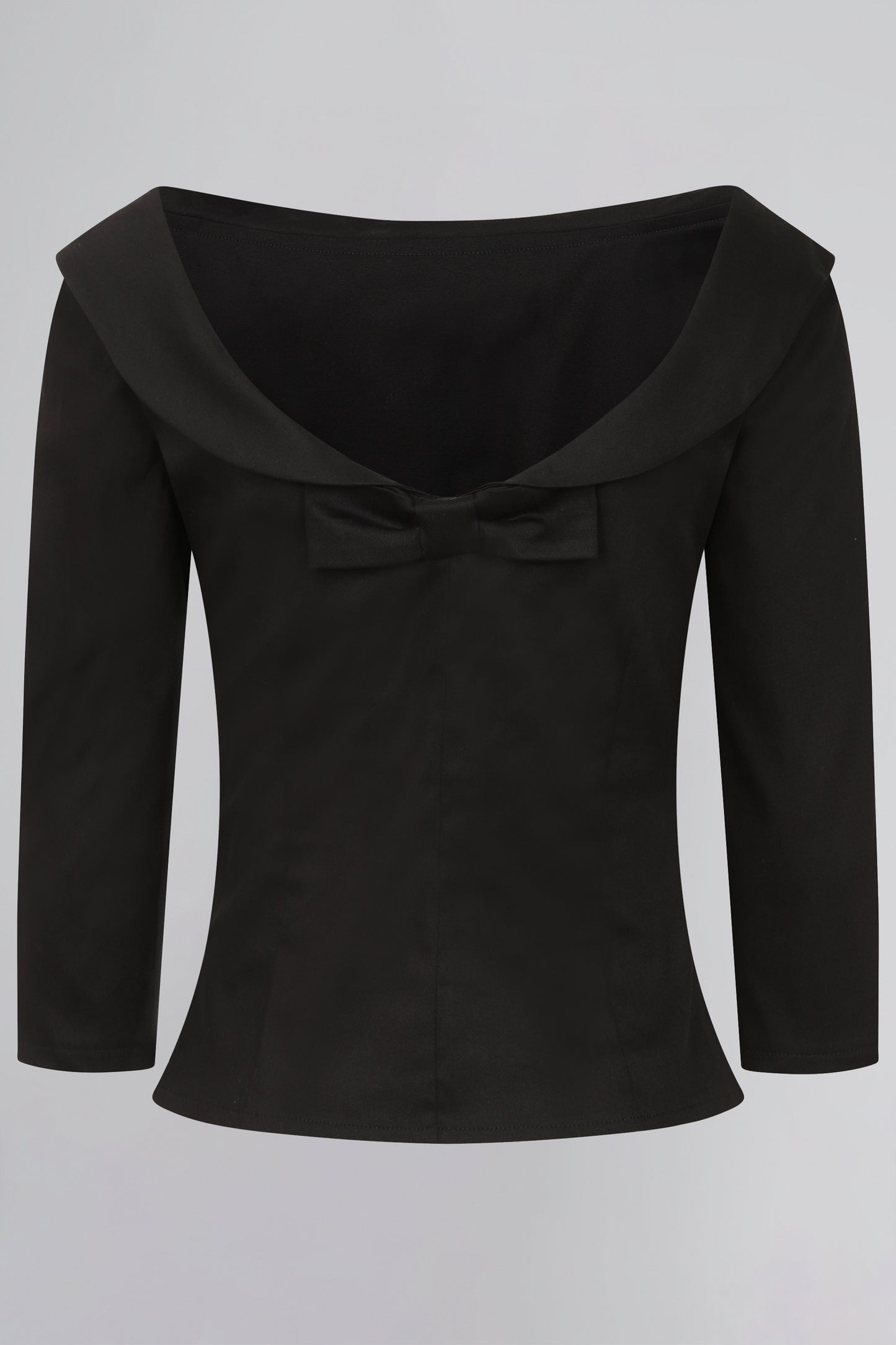 Cordelia 3/4 Sleeve Top Black