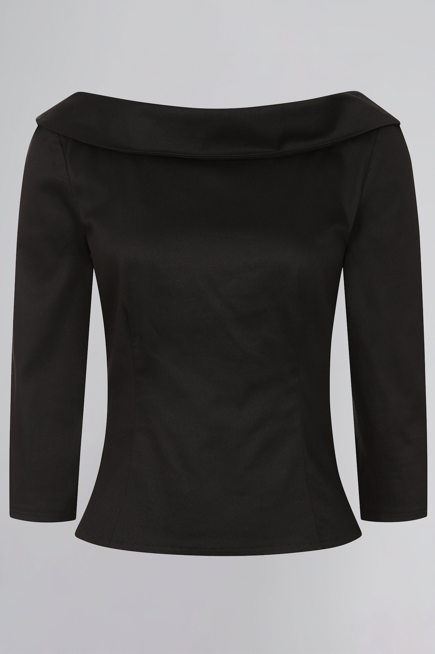 Cordelia 3/4 Sleeve Top Black