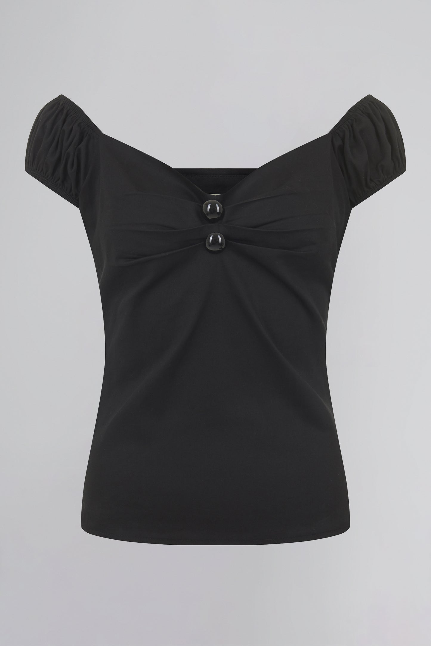 Dolores Top Plain Black