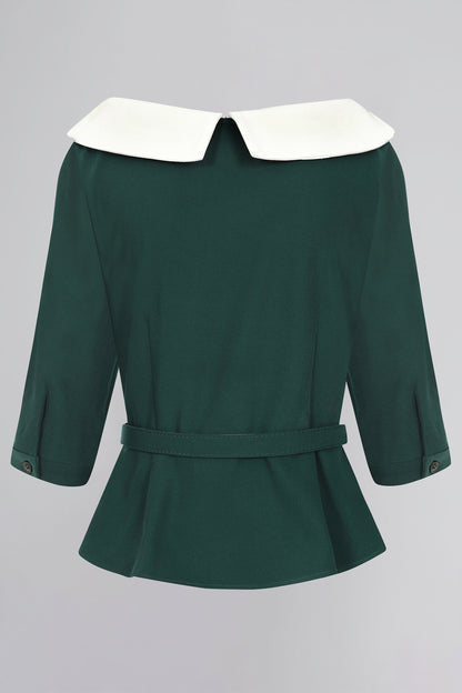 Elle Peplum Blouse