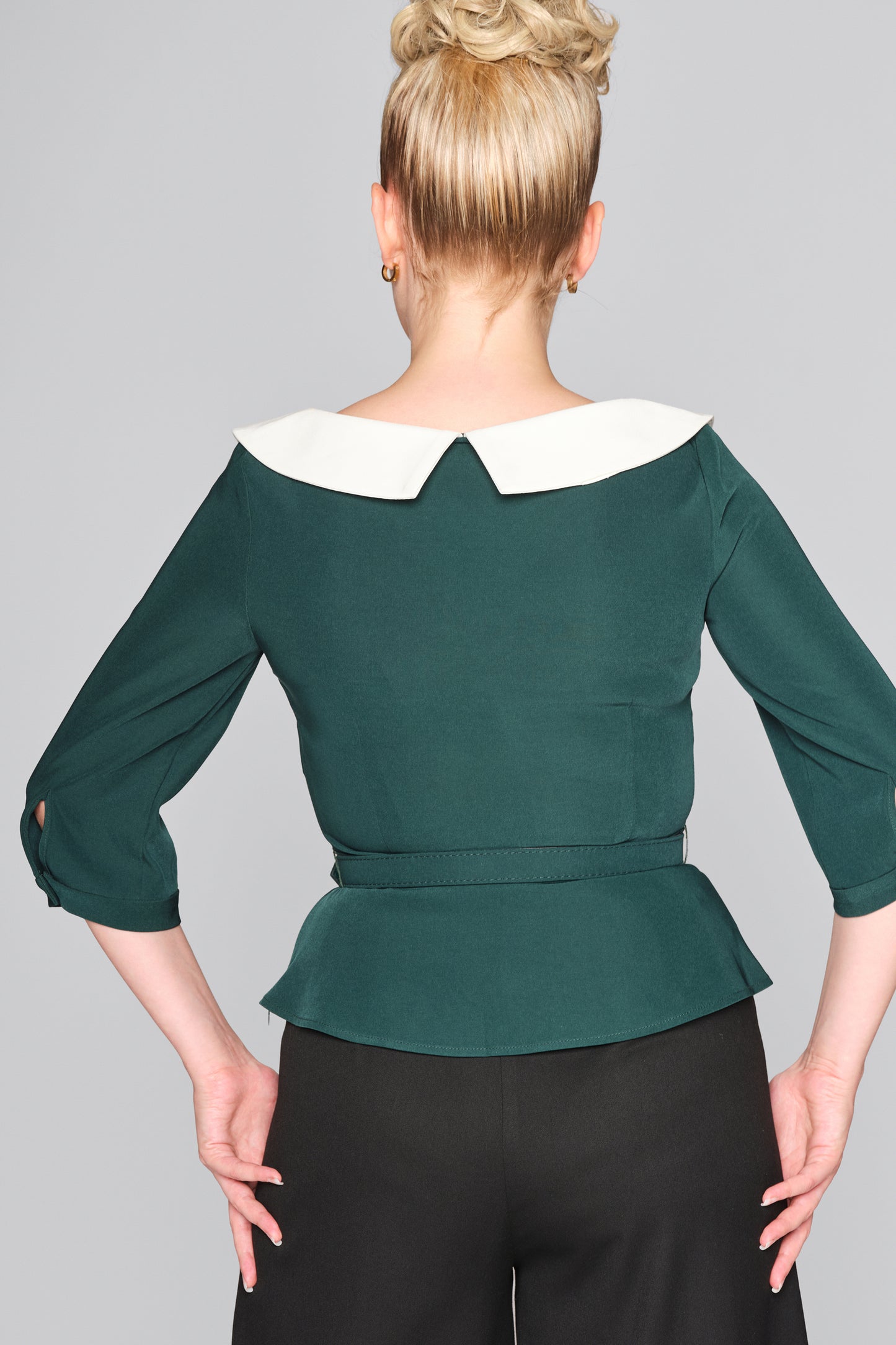 Elle Peplum Blouse