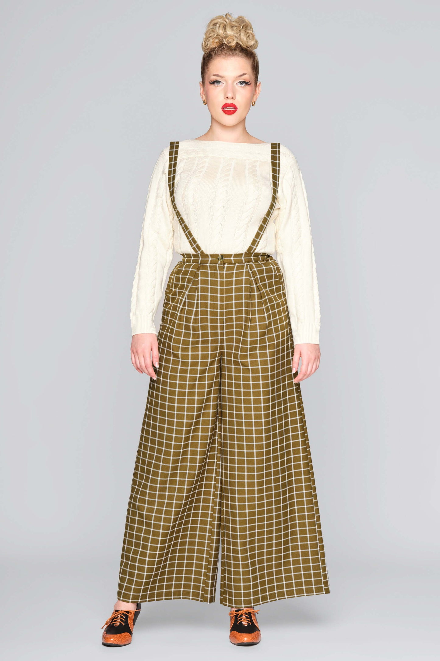 Glynda Acres Check Trousers