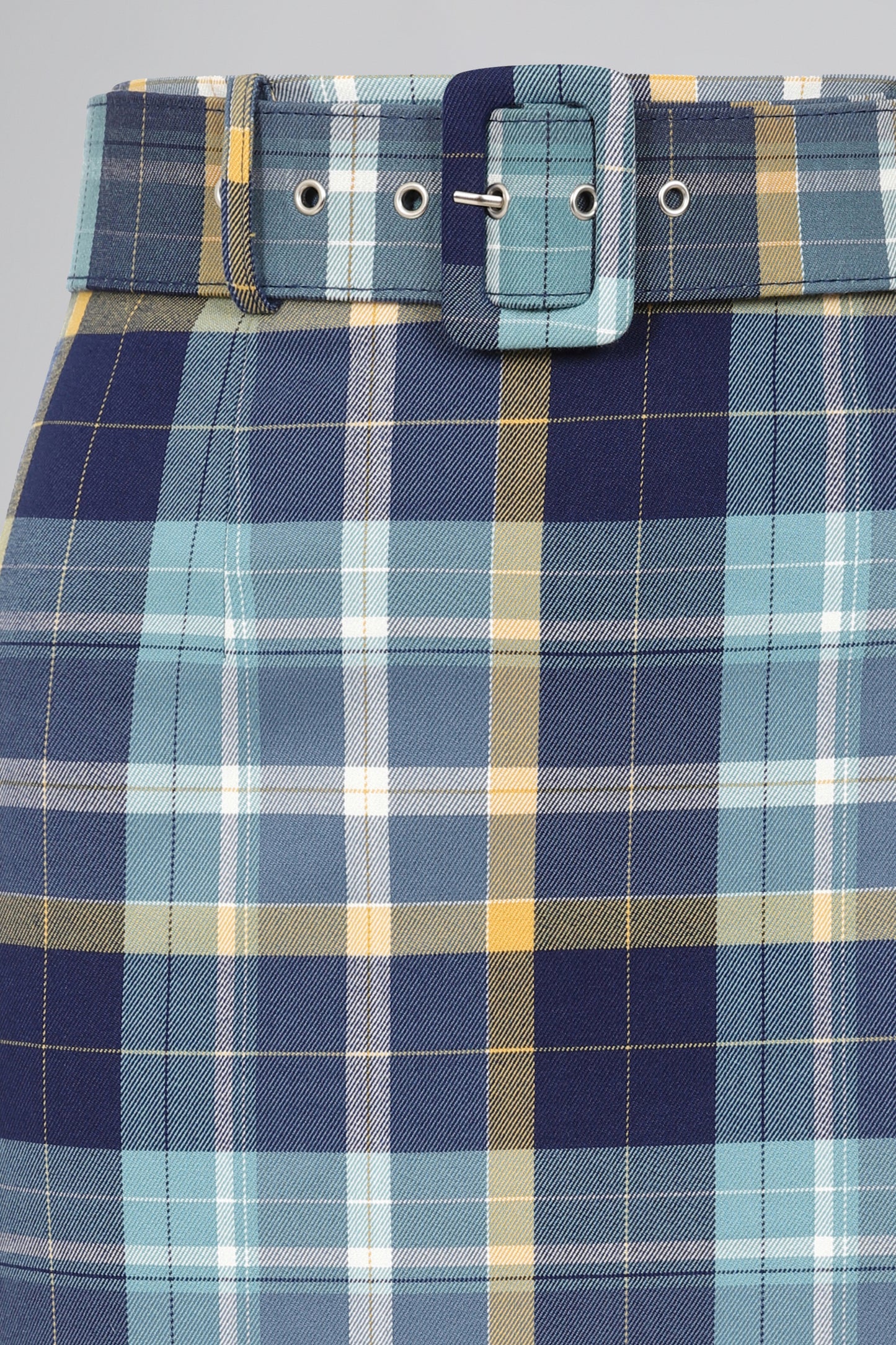 Juanita Moonlight Check Pencil Skirt