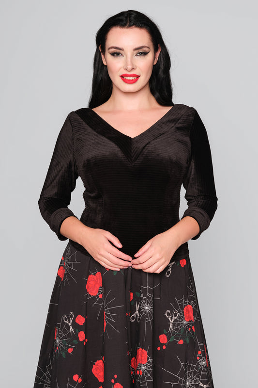Malina Velvet Top