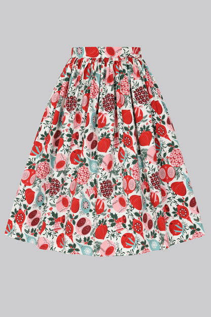 Milla Deck The Halls Swing Skirt