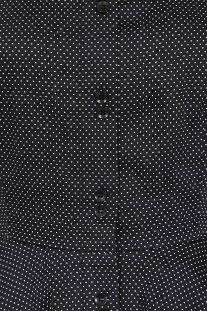 Morgana Mini Polka Swing Dress