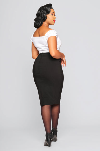 Polly Plain Bengaline Skirt