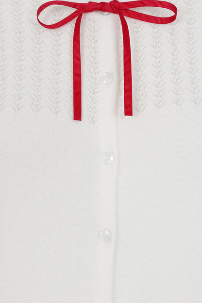 Sandrine Pointelle Cardigan