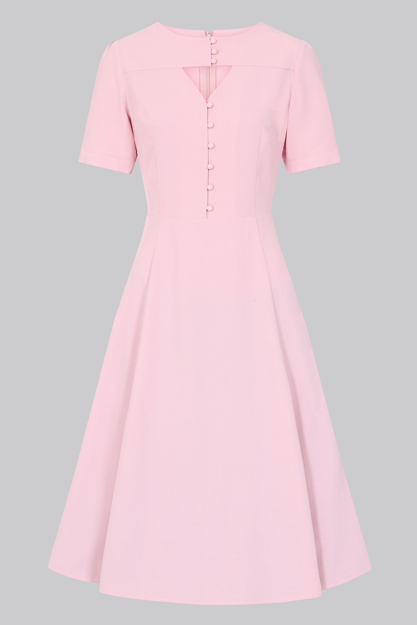 Shirley Plain Flared Dress