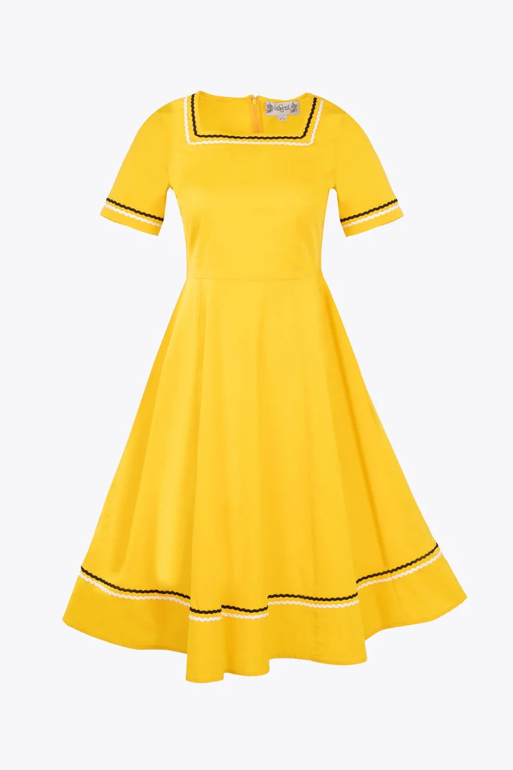Tilda Rick Rack Flared Dress