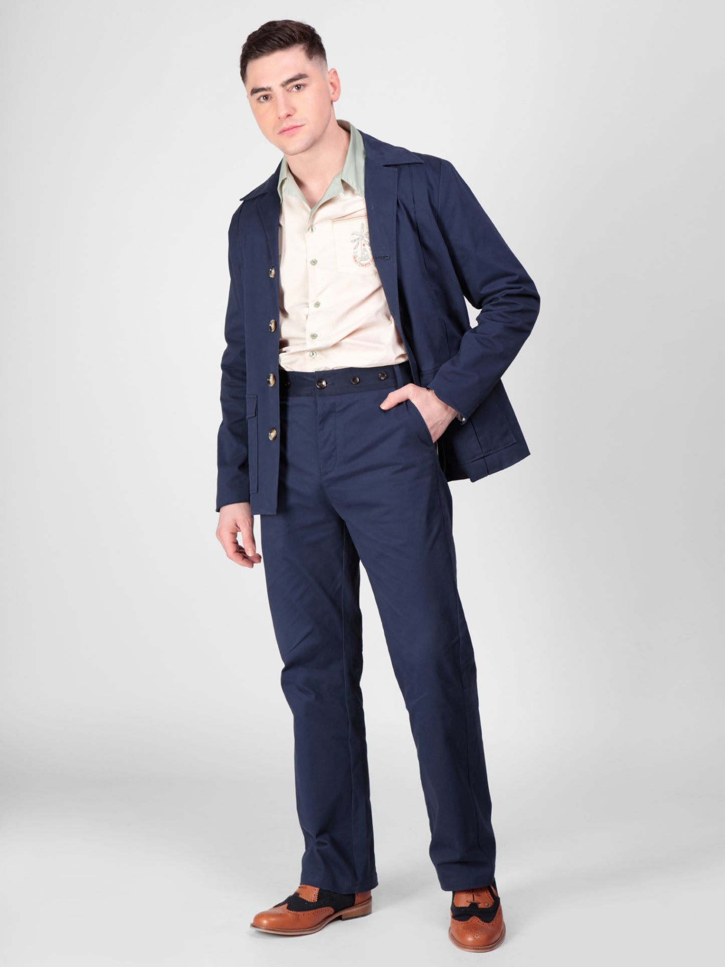 Ethan High Waisted Trousers