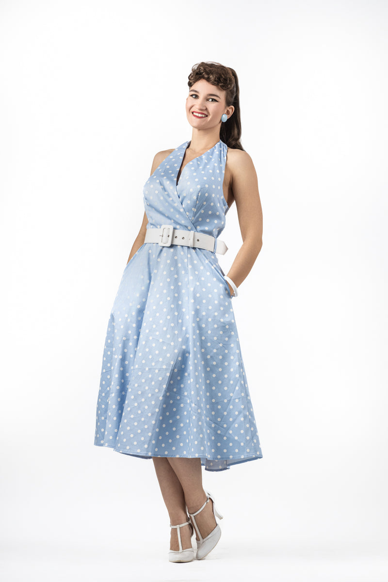 Helen Polka Swing Dress