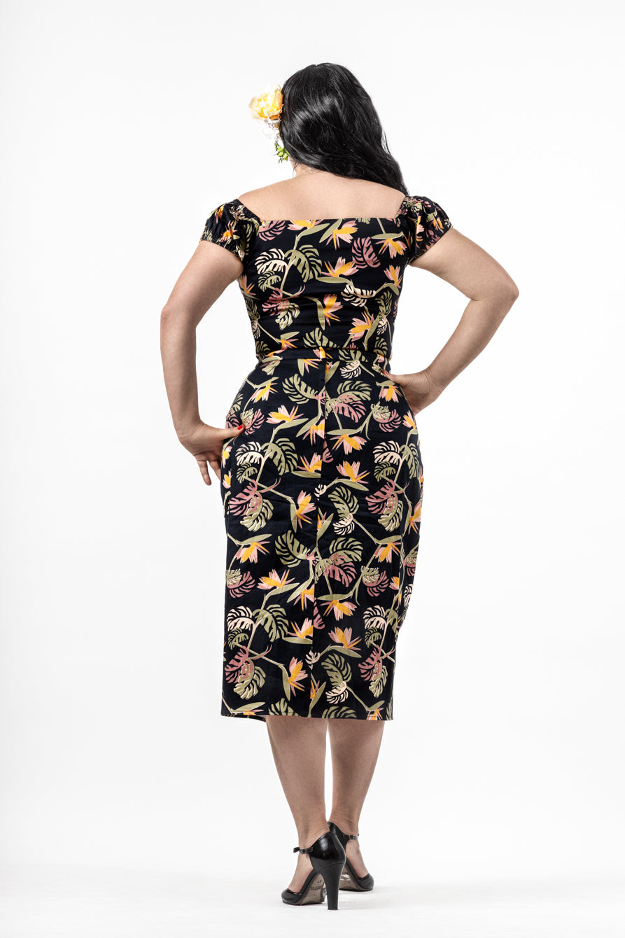 Iris Paradise Palm Sarong Skirt