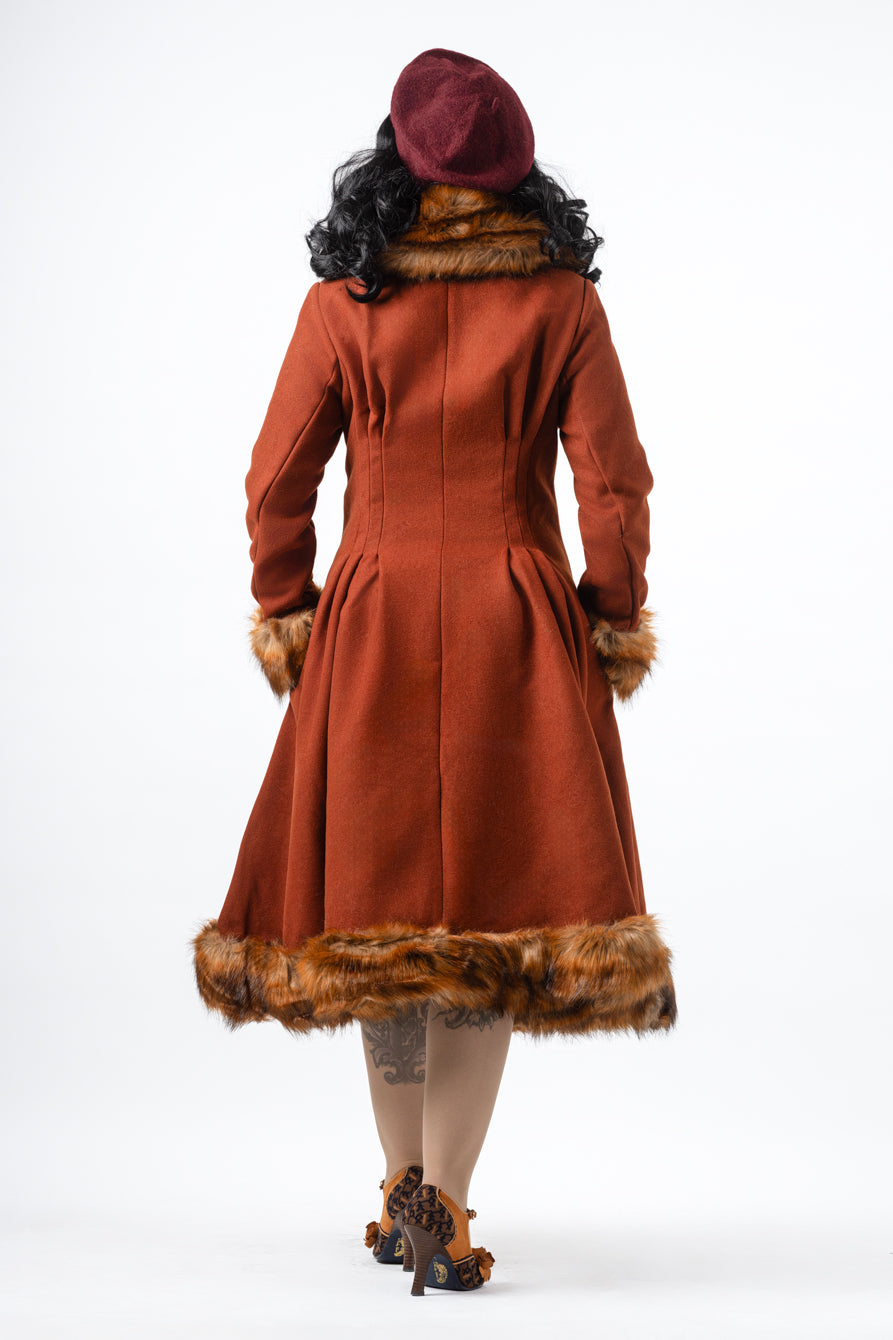 Pearl Coat Burnt Orange
