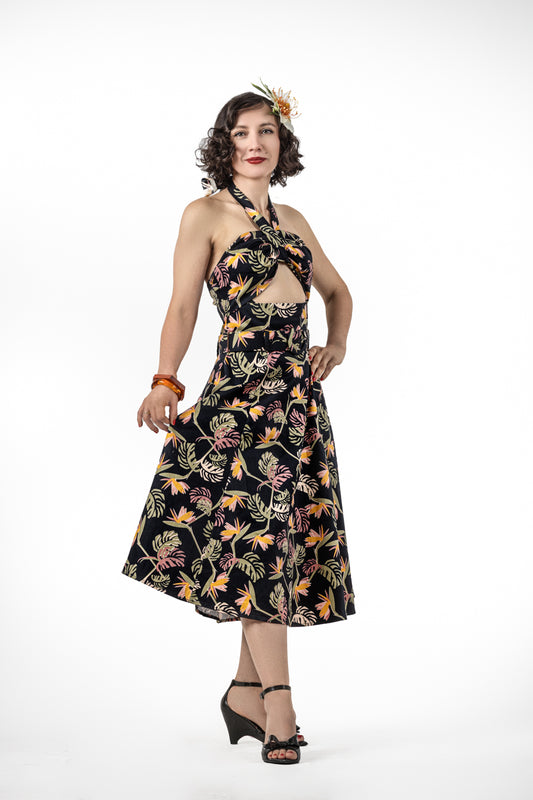 Diane Paradise Palm Swing Dress