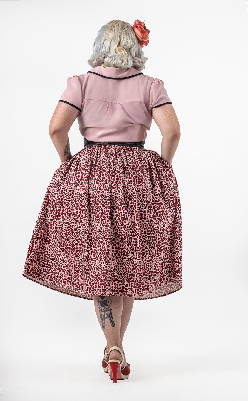 Charlotte Pink Roar Swing Skirt