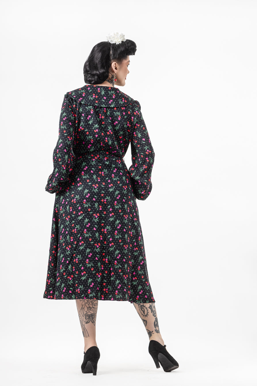 Yui Sweetheart Cherry Swing Dress