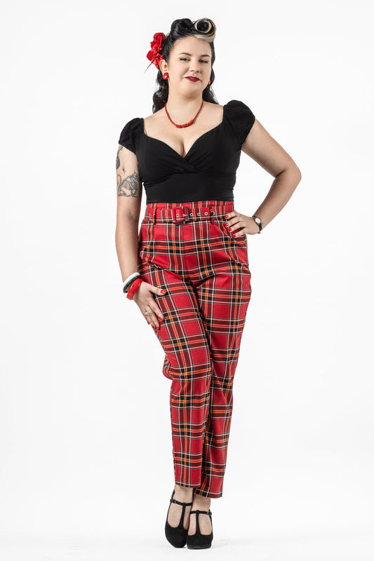 Thea Berry Check Trousers