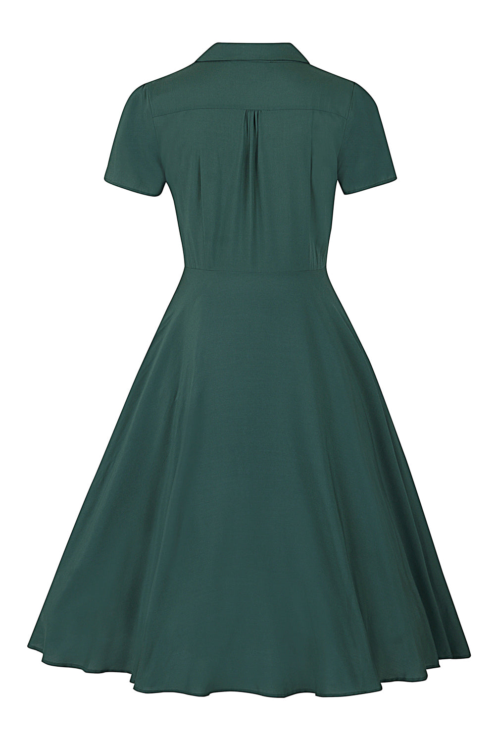 Gayle Plain Swing Dress Green Lindy Bop Gayle Plain Swing Dress Green Lindy Bop