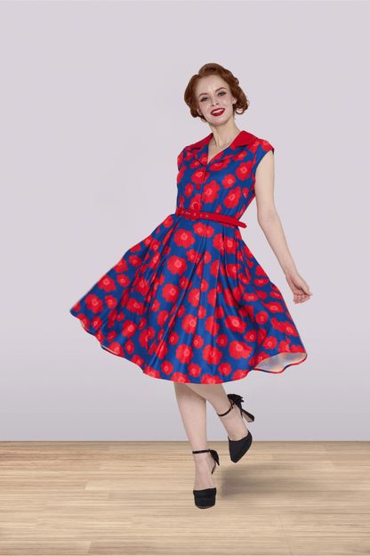 Gilda Flower Dress Lindy Bop